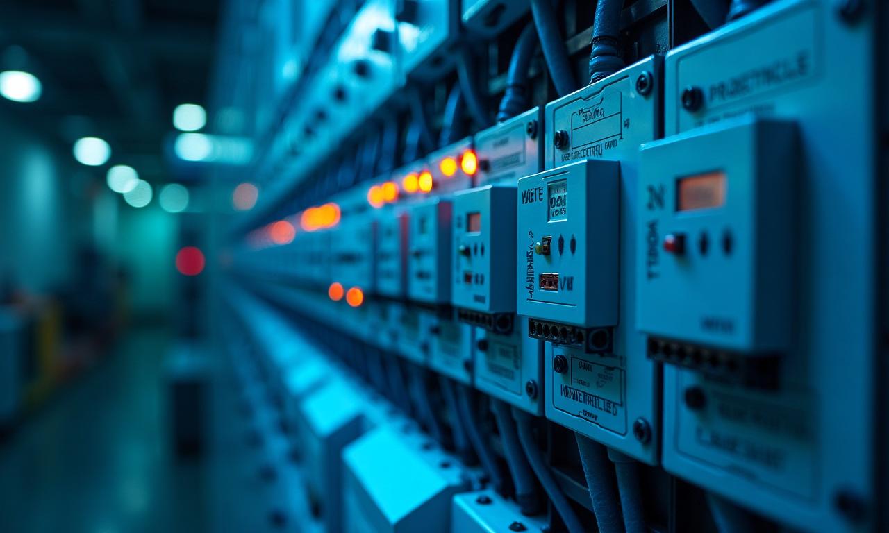 Electrical distribution switchboard with protection relays